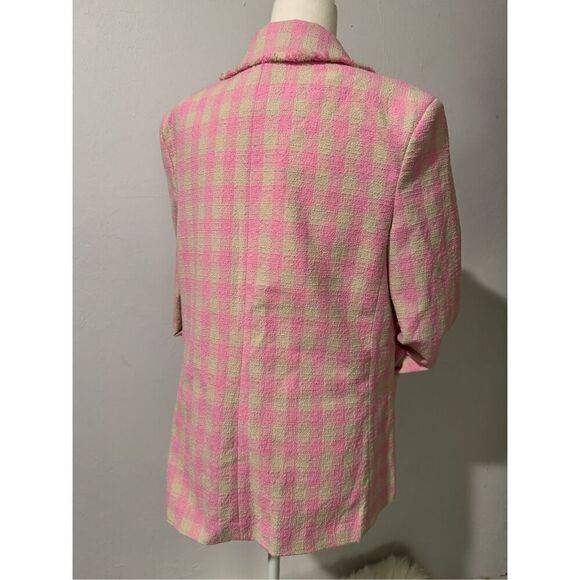 Vera Moda bree Kae check tweed blazer 6 - Picture 4 of 12